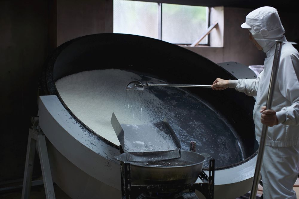 金平糖製造の様子